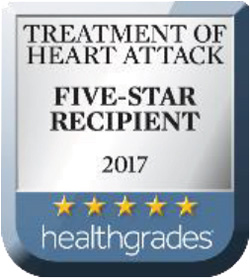 Healthgrades Five-Star Recipient in Heart Attack Treatment